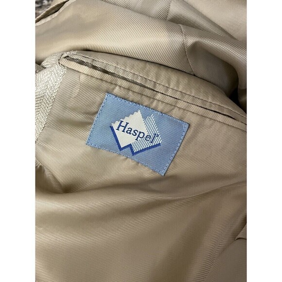 Haspel Men’s Yellow Silk Sportcoat Blazer Jacket 42S | Two Button Classic Preppy - Picture 8 of 11